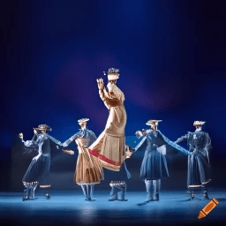 A.I. image generated from prompts HMS Pinafore craiyon.com